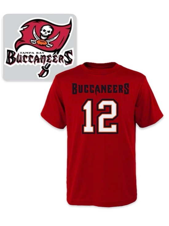 NFL Other - NWT [NFL] Tampa Bay Buccaneers Tom Brady Short-Sleeve T-Shirts, Youth Sz L or XL